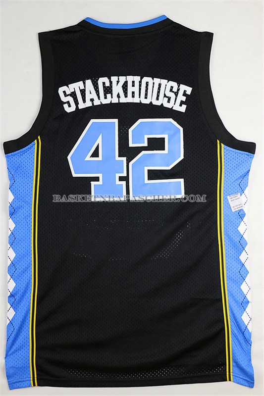 Maillot NCAA Universidad de Carolina del Norte Stackhouse Noir